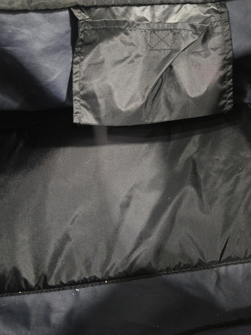 Nike Men's Navy Duffel Bag with White Swoosh
